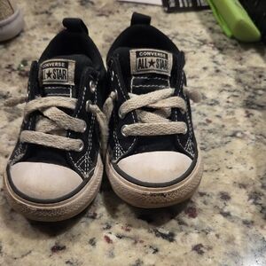 Converse Kids Black and White Sneakers